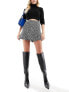 Фото #3 товара Pimkie tweed skort in charcoal grey