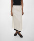 ფოტო #1 პროდუქტის Women's Slit Detail Ramio Pareo Skirt