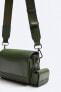 Contrast crossbody bag with purse