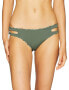 Фото #3 товара ROXY 166757 Womens Reversible Bikini Bottom Swim Thyme Canopy Palm Size Large