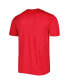ფოტო #2 პროდუქტის Men's Red, Black Toronto Raptors Badge T-shirt and Pajama Pants Sleep Set