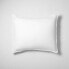 Фото #3 товара King Textured Chambray Cotton Pillow Sham White - Casaluna