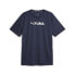 Фото #1 товара Puma Fit Ultrabreathe Logo Crew Neck Short Sleeve T-Shirt Mens Blue Casual Tops