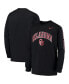 ფოტო #1 პროდუქტის Big Boys Black Oklahoma Sooners Arch & Logo 2-Hit Long Sleeve T-shirt