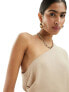 Фото #5 товара ASOS DESIGN drape one shoulder body in stone