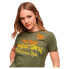 SUPERDRY 70´S Script Metallic Logo short sleeve T-shirt