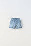 Фото #1 товара Шорты для малышей ZARA джинсовые клетчатые