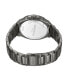 ფოტო #3 პროდუქტის Dress Men's Gun Stainless Steel Watch 43.5mm