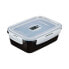 Герметичная коробочка для завтрака Luminarc Pure Box Чёрный 1,22 L Cтекло (6 штук)