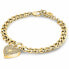 Romantic gold plated bracelet with Abbraccio SABG29 crystals