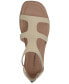 ფოტო #4 პროდუქტის Women's Nayda T-Strap Gladiator Flat Sandals