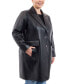 ფოტო #3 პროდუქტის Plus Size Faux-Leather Jacket