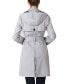 Women's Angie Water Resistant Hooded Trench Coat