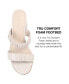 ფოტო #7 პროდუქტის Women's Vidda Ruched Slip On Sandals