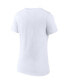 ფოტო #4 პროდუქტის Women's White South Carolina Gamecocks Evergreen Campus V-Neck T-shirt