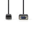 Nedis CCGP37300BK20 - 2 m - DisplayPort - VGA (D-Sub) - Male - Male - Straight