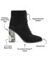 ფოტო #7 პროდუქტის Women's Edda Lace Up Booties