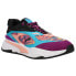 Фото #2 товара Puma RsFast Tie Dye Lace Up Womens Blue Sneakers Casual Shoes 37578601