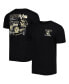 Men's Black Vanderbilt Commodores Vintage-Like College Vault Through the Years Two-Hit T-shirt