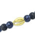 ფოტო #10 პროდუქტის Genuine Stone Bead Puka Cowrie Shell Stretch Bracelet in Silver Plate or Gold Plate