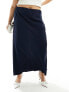 Nobody's Child Plus Mila midaxi skirt in navy