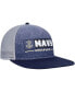 Фото #2 товара Men's Navy, Gray Navy Midshipmen Snapback Hat