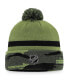 Men's Camo Buffalo Sabres Military-Inspired Appreciation Cuffed Knit Hat with Pom