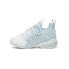 Фото #3 товара Puma Axelion Icy Fade Slip On Girls Blue Sneakers Casual Shoes 37965001