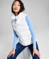 Фото #3 товара Women's Stand-Collar Puffer Vest, Created for Macy's