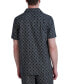 ფოტო #2 პროდუქტის Men's Woven Geometric Shirt, Created for Macy's