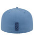 ფოტო #3 პროდუქტის Men's Blue Distressed Memphis Grizzlies Color Pack Faded Tonal 59FIFTY Fitted Hat