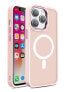 Фото #1 товара Magnetyczne etui z MagSafe do iPhone 15 Plus otworki pod smycz różowe