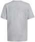 ფოტო #6 პროდუქტის Big Boys Short-Sleeve USA Heather Graphic T-Shirt