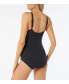 ფოტო #2 პროდუქტის Women's Missy Water Garden Scoop Neck one piece Swimsuit