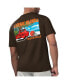 Фото #2 товара Men's Brown Cleveland Browns Licensed to Chill T-shirt