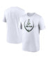 Фото #2 товара Men's White New York Jets Icon Legend Performance T-shirt