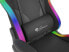 Фото #4 товара Геймерское кресло natec GENESIS Trit 600 RGB - 150 кг - Обивка сиденья - Обивка спинки - Черное - Синее