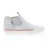 Фото #1 товара Globe Dover GBDOVER Mens Gray Leather Slip On Skate Inspired Sneakers Shoes