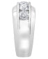 Фото #3 товара Men's Diamond Channel-Set Ring (2 ct. t.w.) in 10k Gold