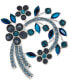 ფოტო #1 პროდუქტის Stone Flower Cluster Arched Pin, Created for Macy's