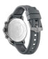 Фото #2 товара Часы и аксессуары Plein Sport Мужские хронографы Date Quartz Plein Gain Gray Silicone Strap 43 мм