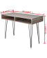 Фото #3 товара Desk with 2 Compartments Gray
