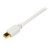 Фото #8 товара StarTech.com 10 ft Mini DisplayPort to DVI Adapter Converter Cable – Mini DP to DVI 1920x1200 - White - 3.05 m - mini DisplayPort - DVI-D - Male - Male - Straight