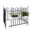 Фото #1 товара Gartenzaun Metall 4er Set GOTH