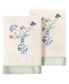 Фото #1 товара Textiles Turkish Cotton Stella Embellished Bath Towel Set, 2 Piece