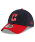 Фото #1 товара Men's Navy and Red Cleveland Guardians Home Team Classic 39THIRTY Flex Hat