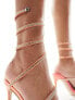 Фото #3 товара Simmi London Peony spiral heeled sandal in orange ombre
