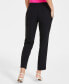 Фото #6 товара Women's Stretch-Crepe Straight-Leg Pants