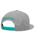 Men's Heather Gray Vancouver Grizzlies Hardwood Classics 2.0 Snapback Hat