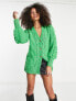 Фото #1 товара Y.A.S crochet button through cardigan in green